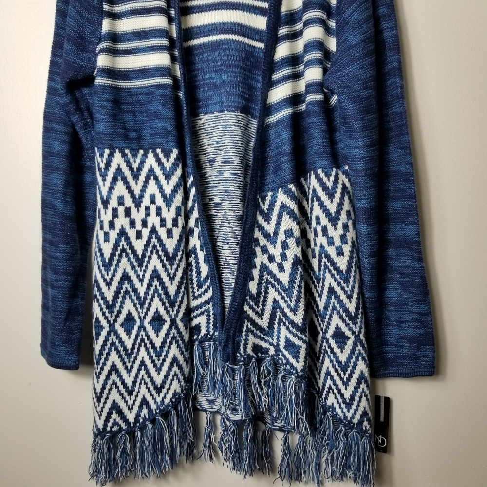 New Direction Petite large knit cardigan - Picture 3 of 11
